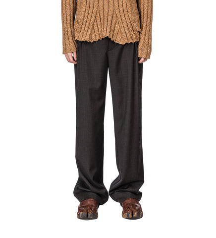 MINNA GATHERED TROUSER UMBER BROWN