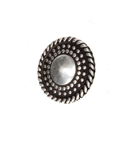 USHI STUD PIN ANTIQUE SILVER