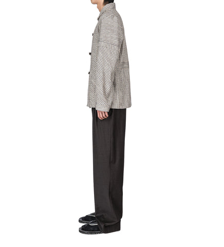 MINNA GATHERED TROUSER UMBER BROWN