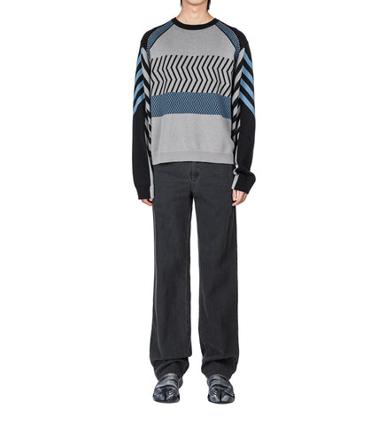 EXCLUSIVE - MEVRE DENIM TROUSER WASHED BLACK