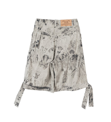 BECKHAM CARGO DENIM SHORTS MERCURY GREY