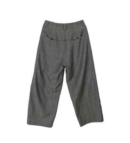 LANKA PLEATED WIDE TROUSERS PLUME GREY