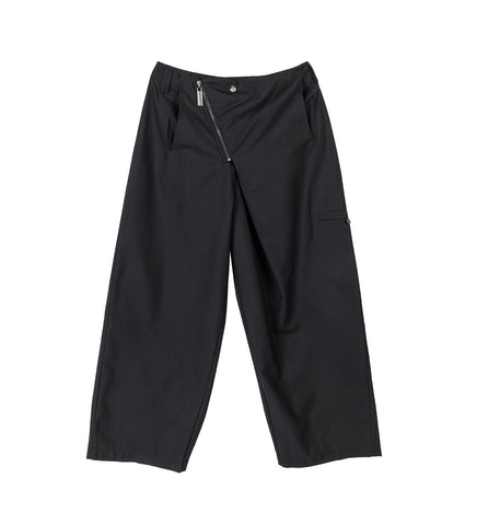 LAMAR ZIP STRAIGHT TROUSERS EUPHORIC BLACK
