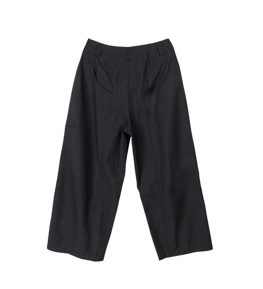 LAMAR ZIP STRAIGHT TROUSERS EUPHORIC BLACK