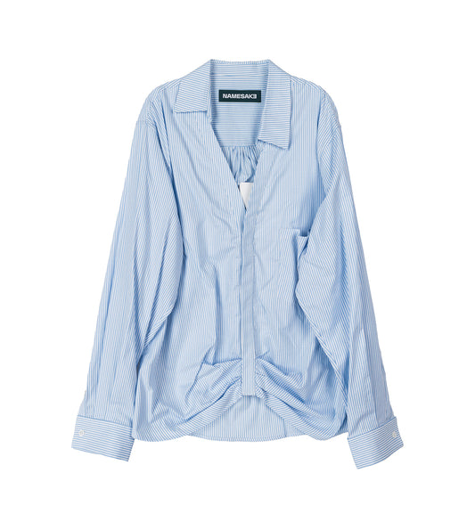 PASSA RIPPLE MOTION SHIRT CERILEAN STRIPE