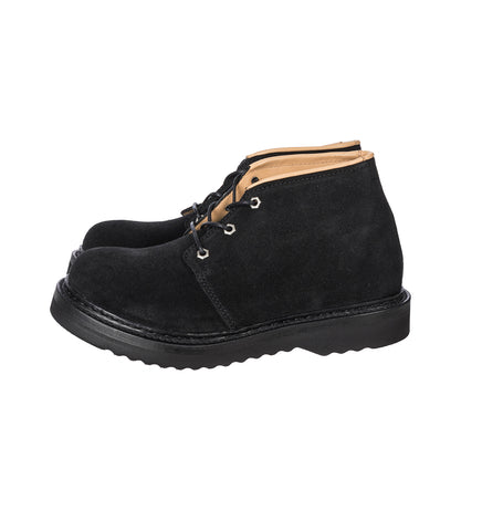 CHUKKA BOOT DIM BLACK VELOUR SUEDE