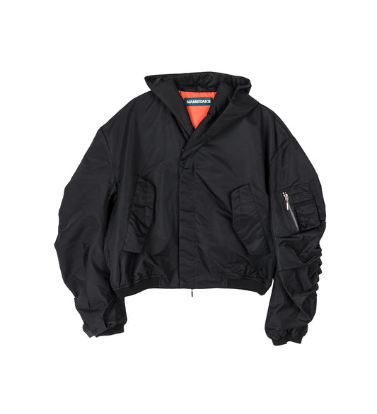 KIYAN BALLOON BOMBER JACKET EUPHORIC BLACK