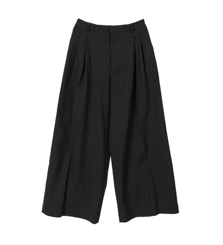 JUMBO WIDE LEG TROUSERS BLACK
