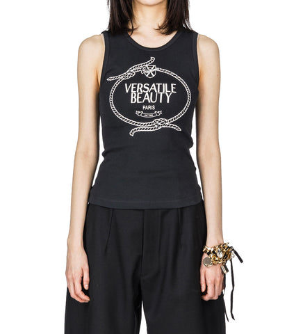 VERSATILE BEAUTY TANK TOP BLACK