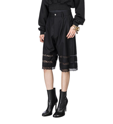 LACE TRADE SHORTS BLACK