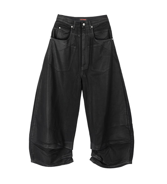 COATED DOUBLE XL JEANS COATED BLACK
