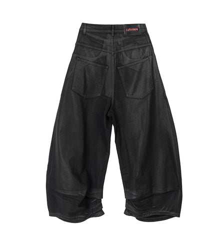 COATED DOUBLE XL JEANS COATED BLACK