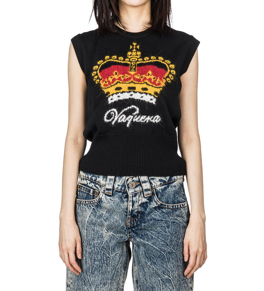 CROWN VEST BLACK
