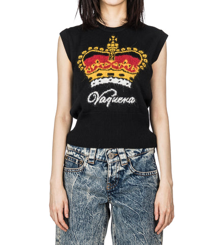 CROWN VEST BLACK