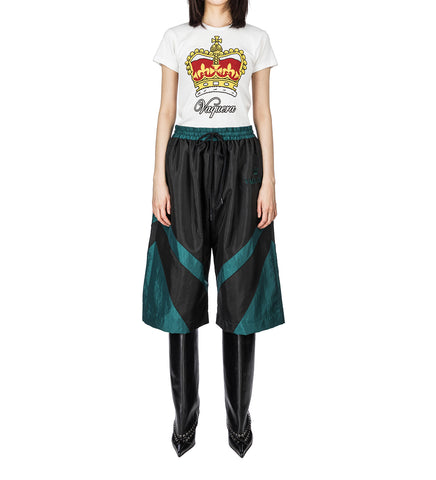 WINDBREAKER SHORTS BLACK GREEN