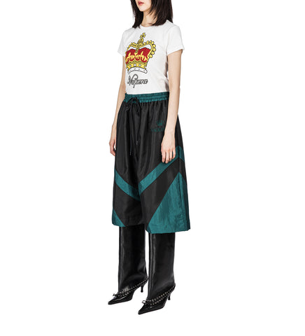 WINDBREAKER SHORTS BLACK GREEN