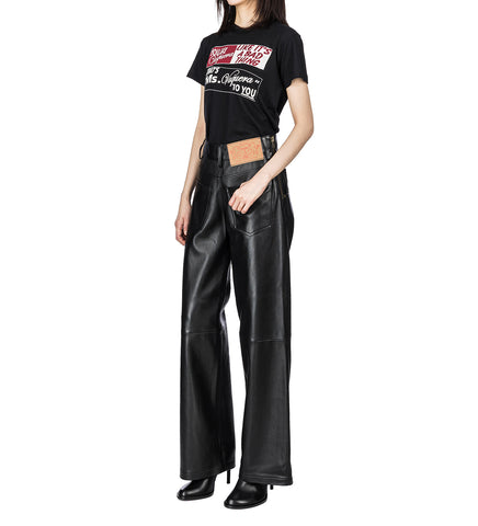 BACKWARDS TROUSERS BLACK