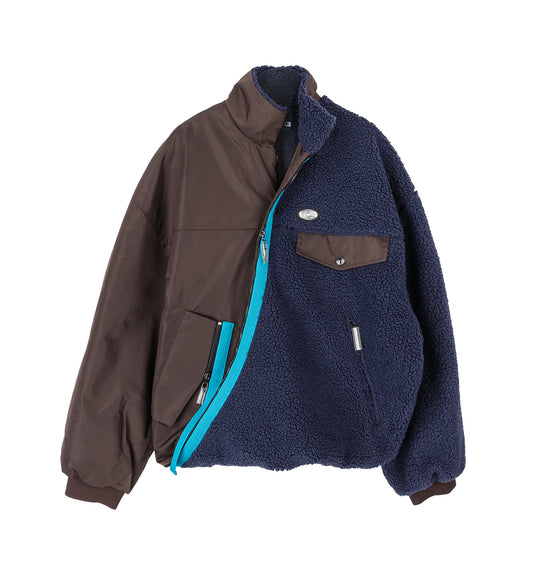 NORTH TWIST FLEECE DEPTH BLUE