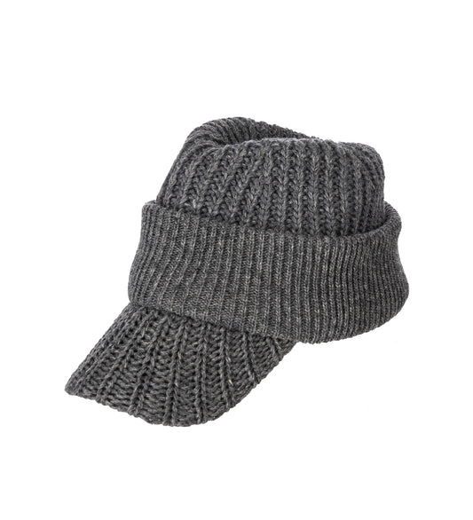 DAVE KNITTED FEDORA SILENT GREY