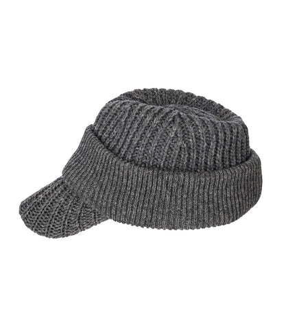 DAVE KNITTED FEDORA SILENT GREY