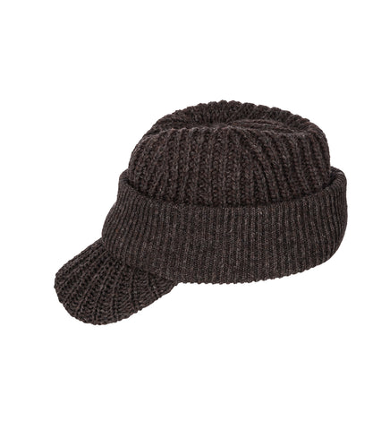 DAVE KNITTED FEDORA STAGNANT BROWN
