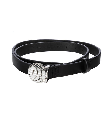N3 GLOBE LOGO BELT EUPHORIC BLACK