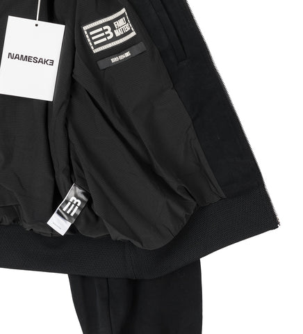 HUGO GLOBE ZIP HOODIE EUPHORIC BLACK