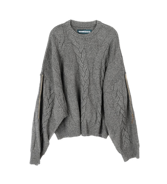 LINAS DUAL CREWNECK ASH GREY