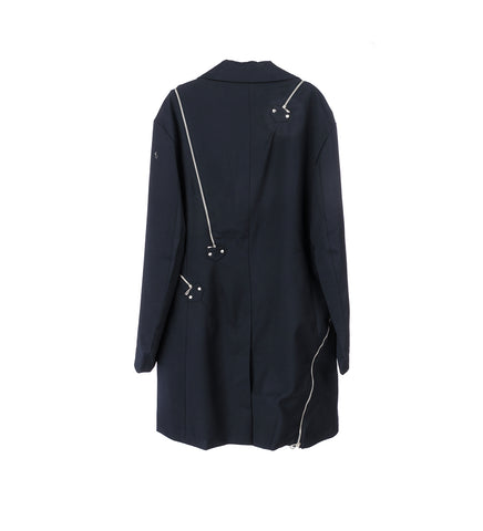 KNOX MULTI ZIP BLAZER DARK NAVY