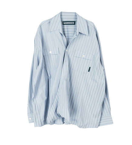 RUS TWIST COLLAR SHIRT LAKEB STRIPE