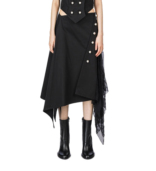 ILMA WRAP SKIRT BLACK