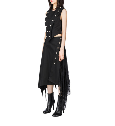 ILMA WRAP SKIRT BLACK