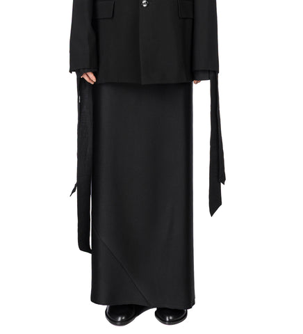 EVELINE LONG SKIRT BLACK