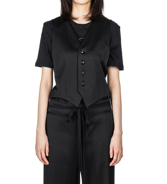TIUKU CLASSIC WAISTCOAT BLACK