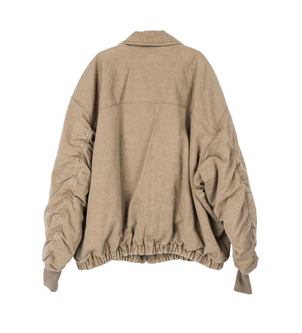 BIG WASHED JACKET BEIGE
