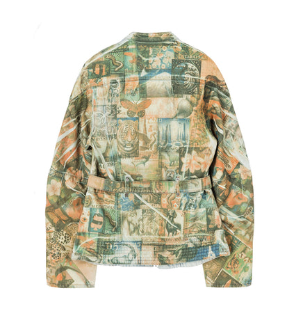 KIKO KOSTADINOV X LEVI'S CARINA WAISTED JACKET POST PRINT