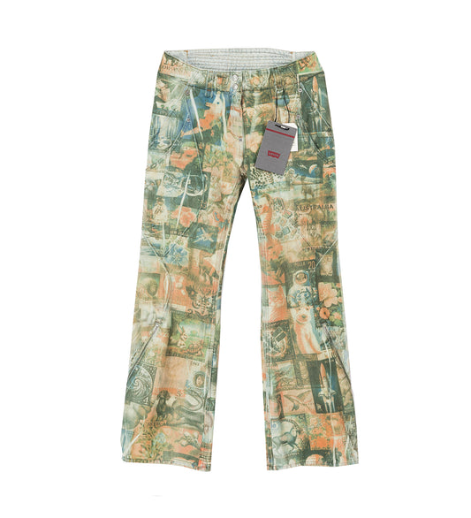 KIKO KOSTADINOV X LEVI'S CARINA FLARED JEAN POST PRINT
