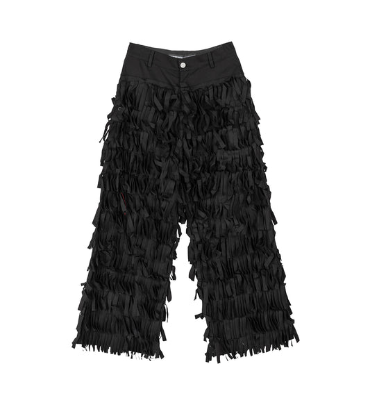 TASSEL TROUSERS BLACK