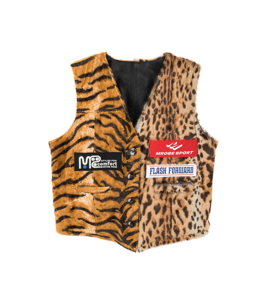 REVERSIBLE WAISTCOAT BLACK