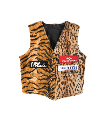 REVERSIBLE WAISTCOAT BLACK