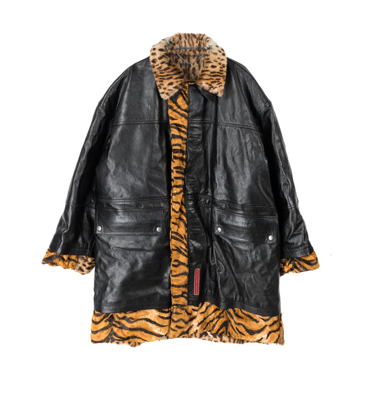 REVERSIBLE COAT BLACK