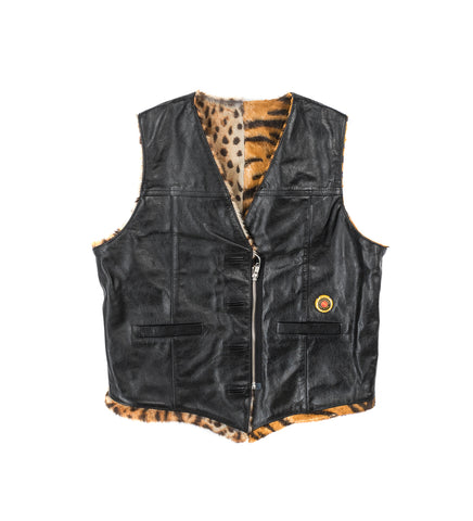 REVERSIBLE WAISTCOAT BLACK