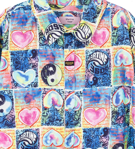 CLASSIC SHIRT BLUE HEARTS