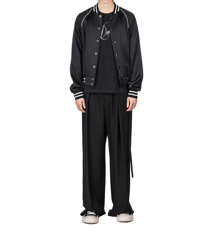 ESKO SLIM FIT RAGLAN BOMBER BLACK