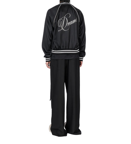 ESKO SLIM FIT RAGLAN BOMBER BLACK