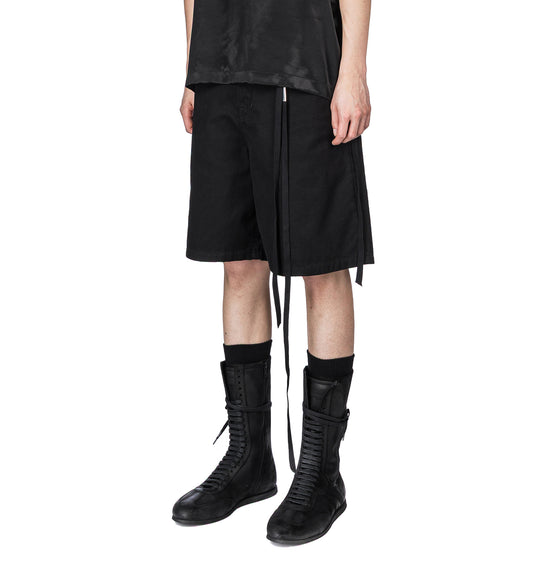 NARVE 5-POCKETS COMFORT BERMUDA BLACK