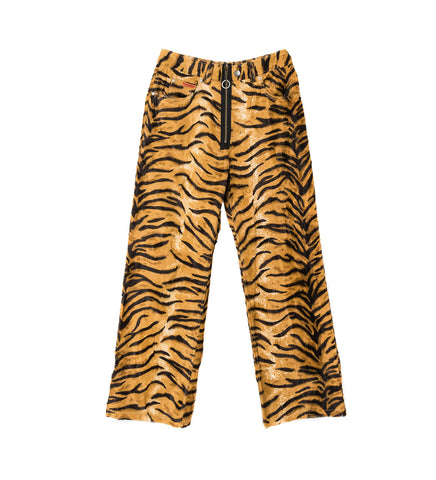 ZIP TROUSER BROWN TIGER