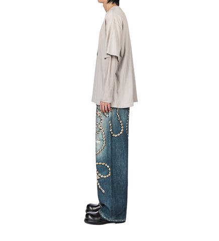 EDRA DOUBLE GRAPHIC LIGHT GREY