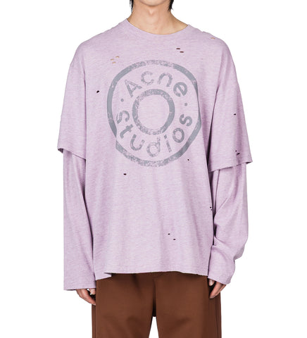 EEVE U BUTTON LOGO FADED PURPLE