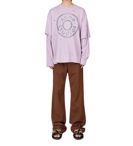 EEVE U BUTTON LOGO FADED PURPLE